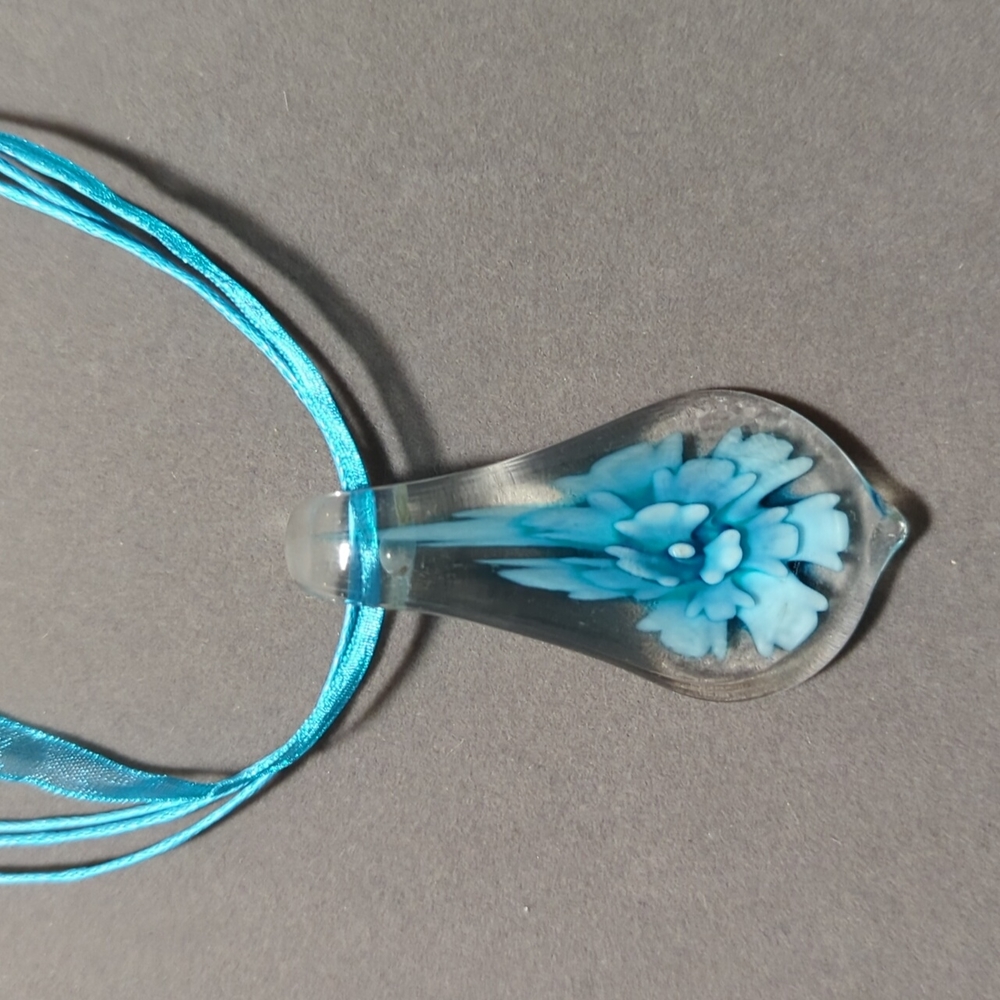 Feminine Lampwork Glass Necklace